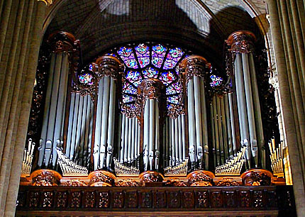 Orgel in der Kathedrale Notre-Dame de Paris